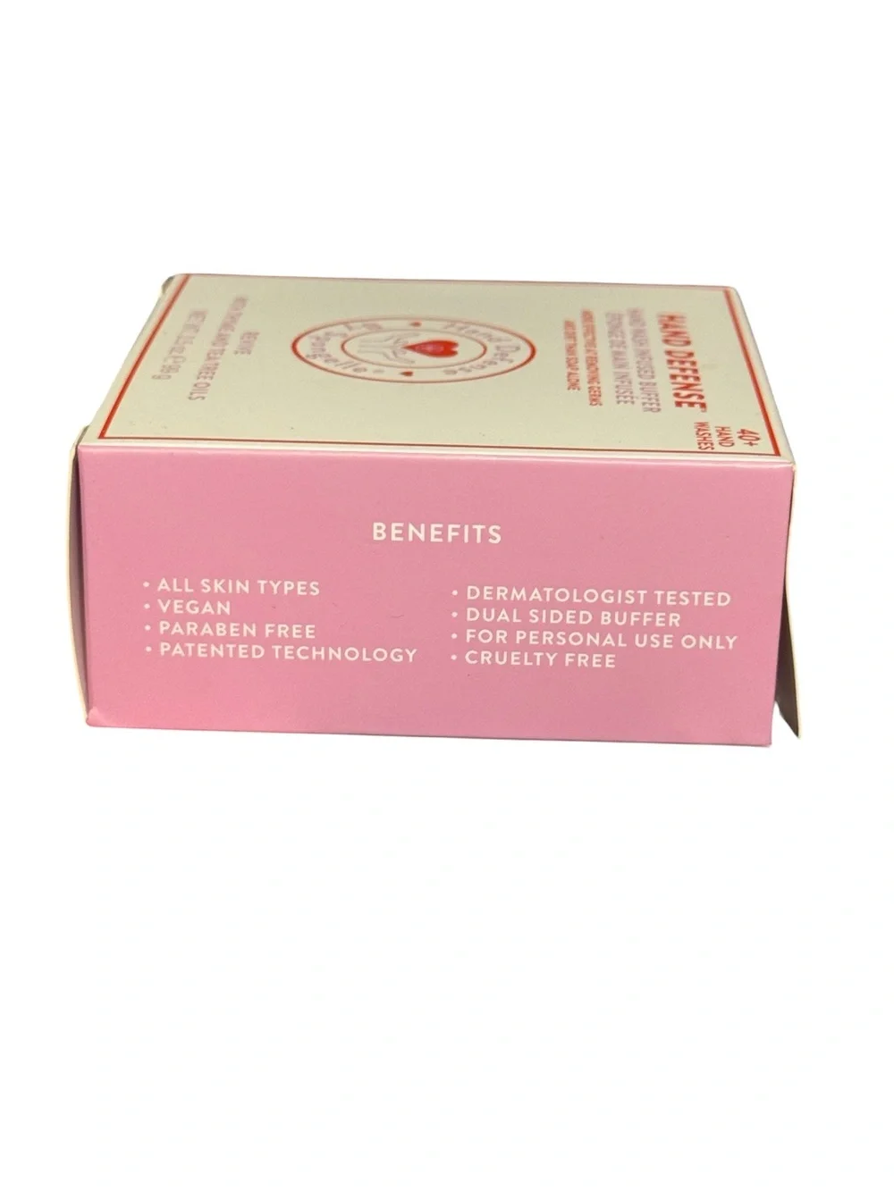 Spongelle Hand Defense Revive Infused Buffer - Pink & Cream Packaging